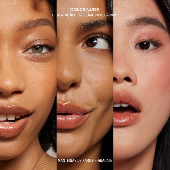 NUDESKIN HYDRA-PEPTIDE LIP BUTTER  - DOLCE NUDE